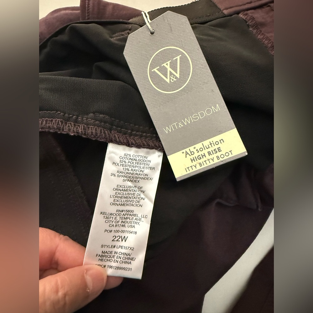 WIT & WISDOM 'Ab'Solution Itty Bitty High Waist B… - image 13